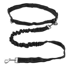 Hands-Free Dogs Leash Waist Belt Retractable Dog Leash Dog Running Reflective Training Leash