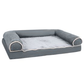 Dog Bed Pet Bed Sofa Dog Couch Pet Cushion Carpet Mattress with Washable and Removable Cover for Medium Large Dogs (Option: rey_2XL)