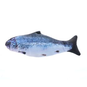Simulation Electric Funny Cat Simulation Fish (Option: Salmon-30cm)