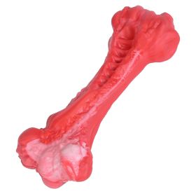 Dog Chew Toy Dog Teething Toy Dog Chew Bone with Beef Flavor Suitable for Aggressive Chewers Small Medium Large Dogs (Option: White_M)