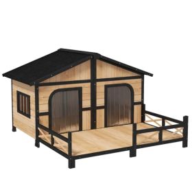 Dog House- Natural Wood (Option: default title)