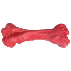 Dog Chew Toy Dog Teething Toy Dog Chew Bone with Beef Flavor Suitable for Aggressive Chewers Small Medium Large Dogs (Option: White_L)