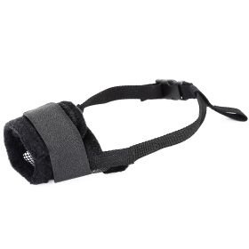 Pet Dog Muzzle Mask Adjustable Dog Mouth Cover with Breathable Mesh Adjustable at Neck Snout for Anti Biting Barking Chewing (Option: uzzleS)