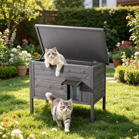 Insulated Cat House for Outdoor (Option: default title)